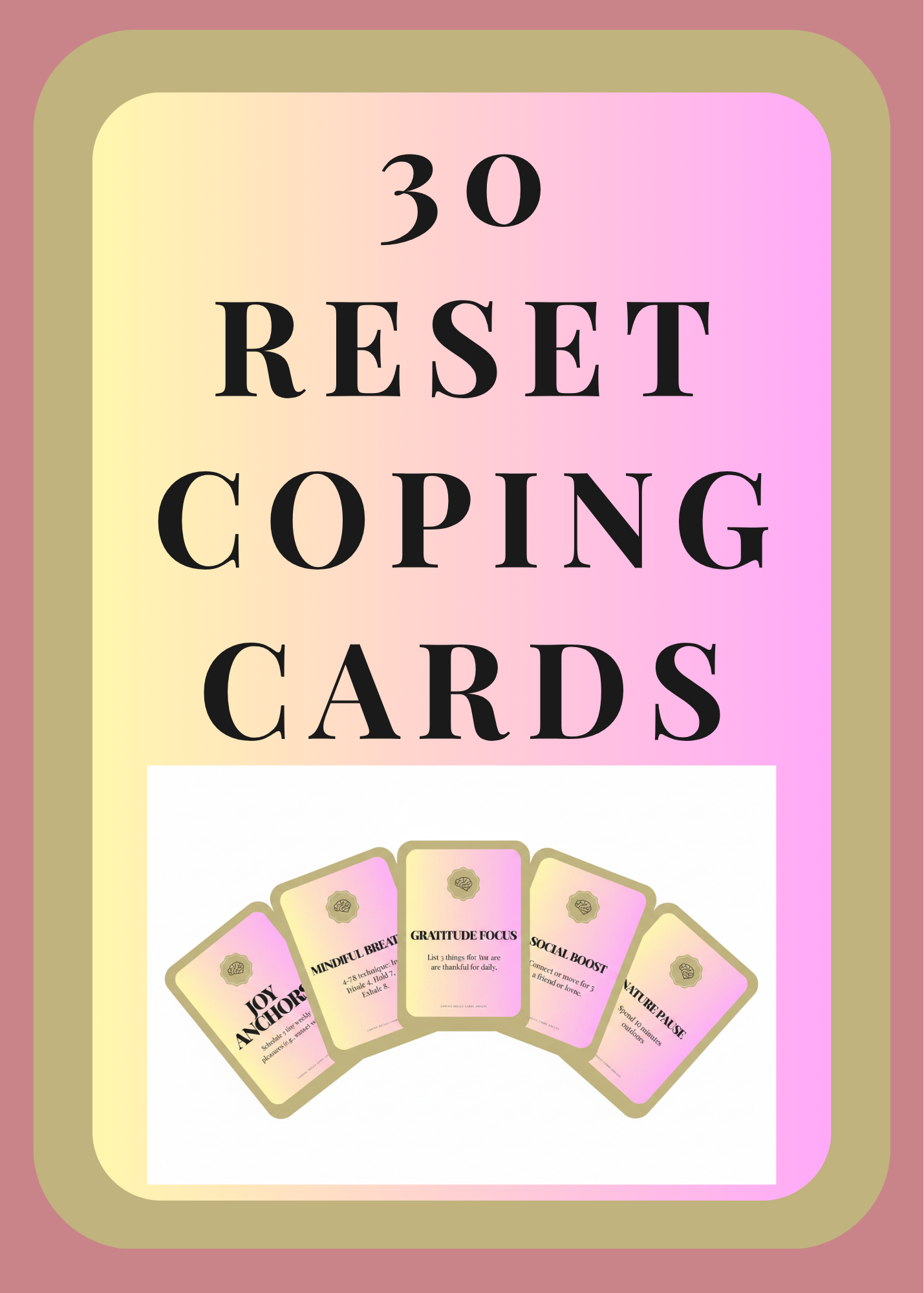Reset Coping Cards – 30 Printable Cards for Women