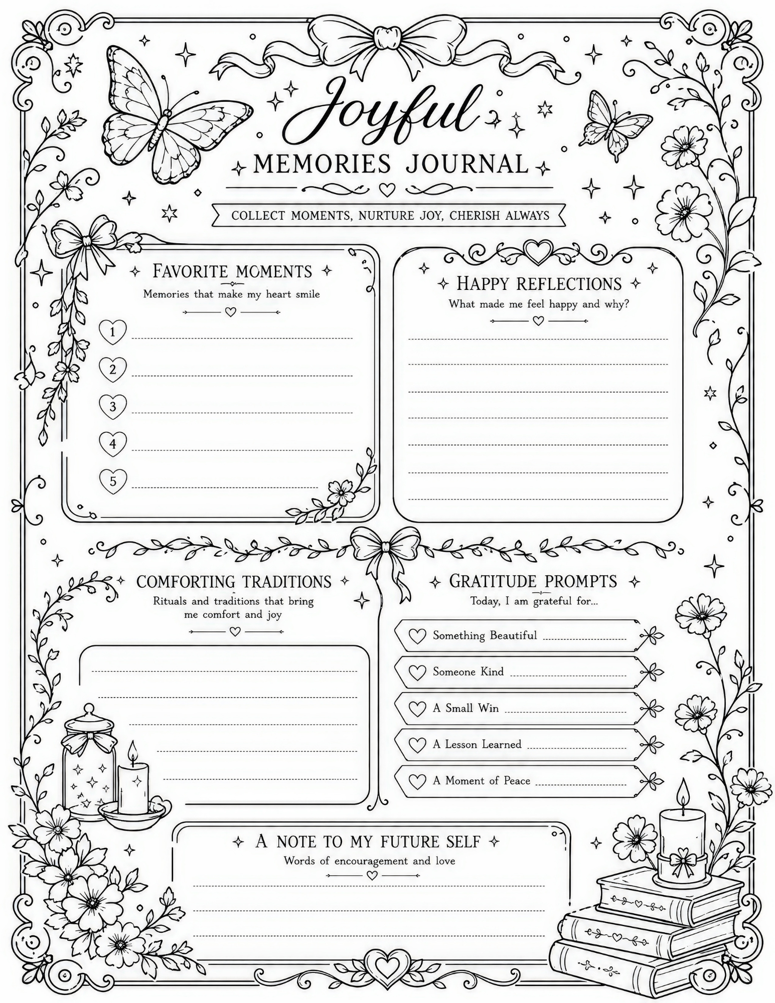 Gratitude Coloring & Mindfulness Journal